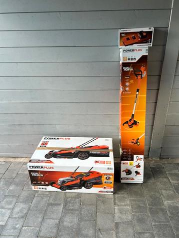 Powerplus set maaibreede 42 cm (geen 34 cm )., Enlèvement, Neuf, Batterie