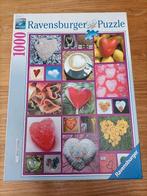 Hartjes puzzel van het merk Ravensburger 1000 stukjes, Ophalen, 500 t/m 1500 stukjes, Zo goed als nieuw, Legpuzzel