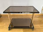 Glazen bijzettafel, Huis en Inrichting, Ophalen, Zo goed als nieuw