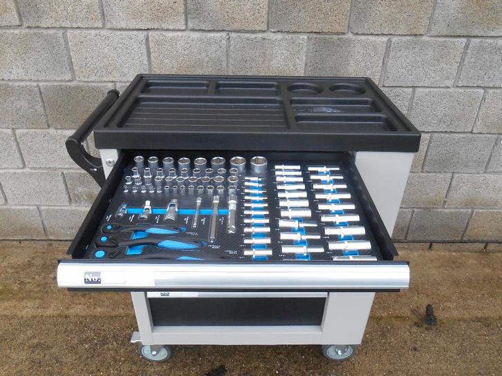 Gereedschapswagen, Bricolage & Construction, Boîtes à outils, Neuf, Remplie, Enlèvement