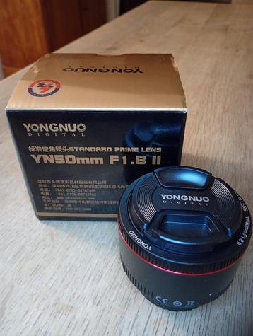 YONGNUO 50MM F1.8II beschikbaar voor biedingen