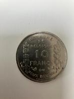 Munt 10 belgische frank, Argent, Enlèvement ou Envoi, Monnaie en vrac, Argent