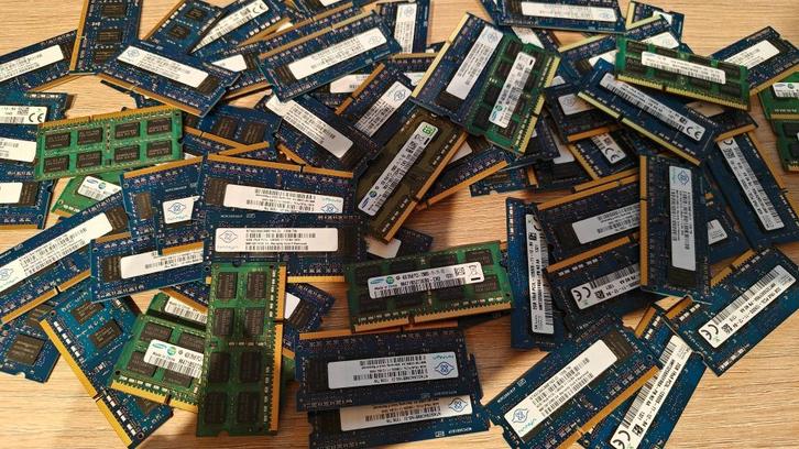 Hoop DDR3 laptopgeheugen, Computers en Software, RAM geheugen, Gebruikt, Laptop, 4 GB, DDR3, Ophalen of Verzenden