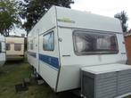 mooie Knaus Komfort 640 -grote rondzit,treinzit,vast bed,wc-, Caravans en Kamperen, Rondzit, Schokbreker, Bedrijf, 6 tot 7 meter