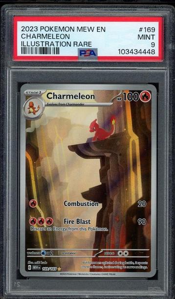 Charmeleon [Illustration Rare] PSA 9 - 169/165 - 151 2023 beschikbaar voor biedingen