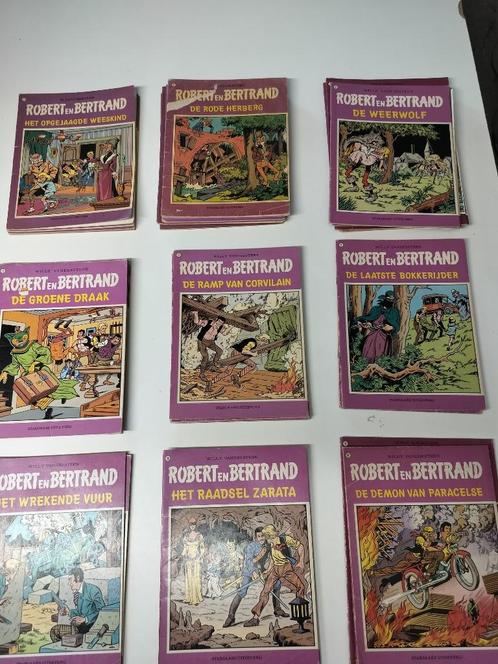 Strips Robert en Bertrand ( 43 strips), Boeken, Stripverhalen, Gelezen, Meerdere stripboeken, Ophalen of Verzenden