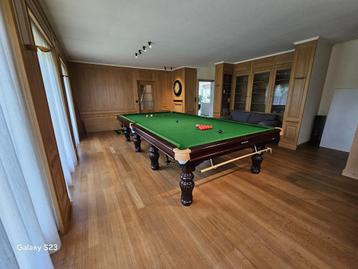 snookertafel (12ft) met toebehoren beschikbaar voor biedingen