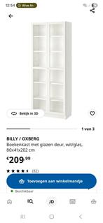 Billy vitrinekast Ikea, Huis en Inrichting, Kasten | Vitrinekasten, Ophalen, 200 cm of meer, 50 tot 100 cm, Zo goed als nieuw