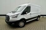 FORD TRANSIT |  L2H1 | FACELIFT | AUTOMAAT | TREKHAAK | BTW, Auto's, Stof, 4 cilinders, Wit, Diesel