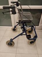 Opvouwbare rollator met 4 wielen met remmen en uitneembaar b, Diversen, Rollators