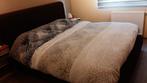 Boxspring, Huis en Inrichting, Slaapkamer | Boxsprings, Ophalen, Zo goed als nieuw, Tweepersoons, Bruin