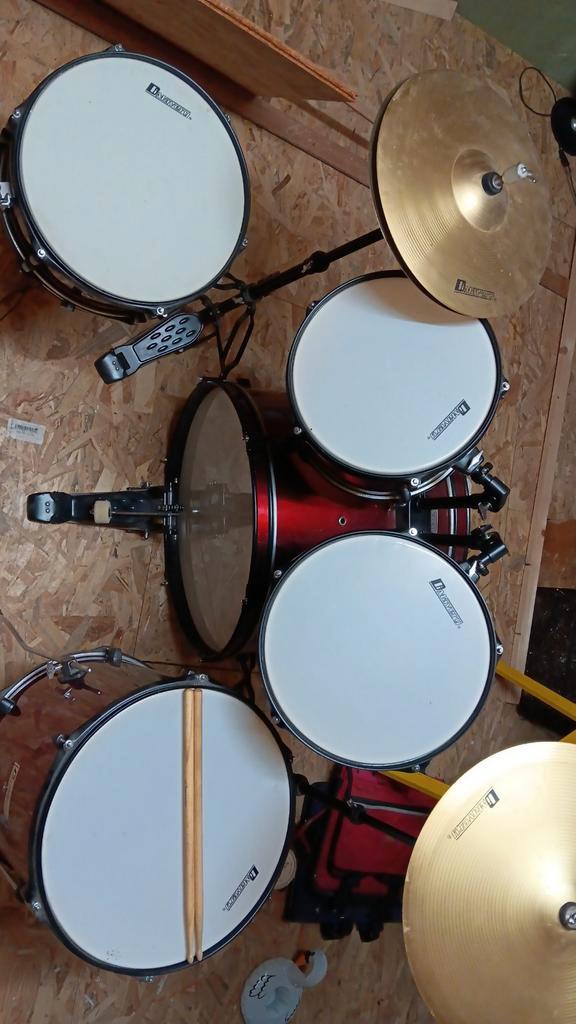 Drumsel Dimavery rood, Muziek en Instrumenten, Drumstellen en Slagwerk, Nieuw, Overige merken, Ophalen