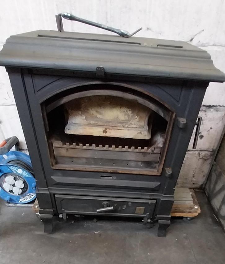Poêle Bois-Charbon, Huis en Inrichting, Kachels, Gebruikt, Vrijstaand, Kolenkachel, Hout, Ophalen