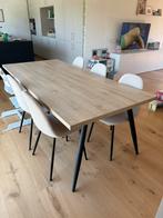 Eettafel, Huis en Inrichting, Tafels | Eettafels, Ophalen, Gebruikt, 100 tot 150 cm, 200 cm of meer