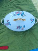 Antiek schotel Limoges 35cmx20cm met gouden rand, Antiek en Kunst, Ophalen