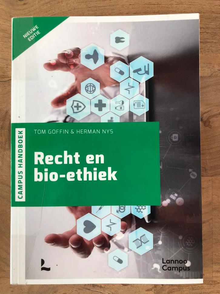 Herman Nys - HB Recht en bio-ethiek, Livres, Science, Enlèvement ou Envoi