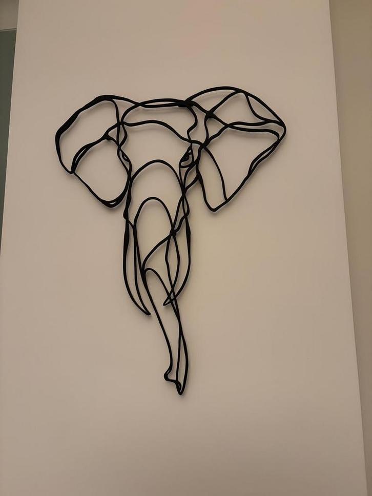 Hu2 Design & Art Elephant trophy, Antiek en Kunst, Kunst | Tekeningen en Fotografie, Ophalen