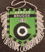 Cercle Brugge oud logo 1990s prachtig vintage vaantje, Ophalen of Verzenden, Zo goed als nieuw