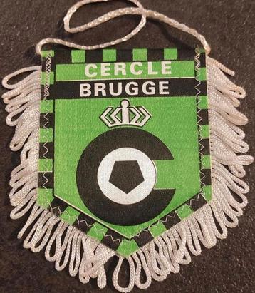 Cercle Brugge oud logo 1990s prachtig vintage vaantje  beschikbaar voor biedingen