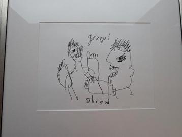 stifttekening herman brood  beschikbaar voor biedingen