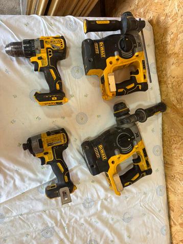 Dewalt 18v boormachines zonder battarij, Ophalen, Gebruikt