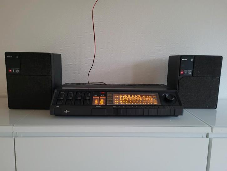 Pre-Ampli tuner avec anceintes Philips vintage, Audio, Tv en Foto, Stereoketens, Gebruikt, Tuner of Radio, Speakers, Philips, Ophalen