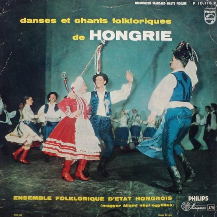 Vinyle 10 « - DANSES ET CHANSONS FOLKLORIQUES DE HONGRIE, CD & DVD, Vinyles Singles, Musique du monde, 10 pouces, Enlèvement ou Envoi