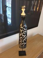 Houten beeld dame met hoed, Antiek en Kunst, Kunst | Beelden en Houtsnijwerken, Ophalen