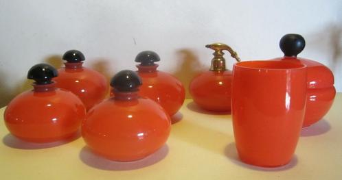 Art deco Tango glas, rood, Michael Powolny, Loetz, ca 1920, Antiek en Kunst, Antiek | Glaswerk en Kristal, Verzenden