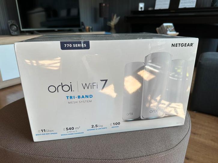 NETGEAR Orbi RBE773 mesh wifi, Computers en Software, WiFi-versterkers, Nieuw, Ophalen of Verzenden