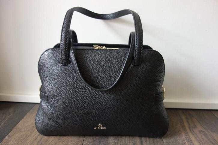 Sac "Milano" noir "AIGNER", Bijoux, Sacs & Beauté, Sacs | Sacs Femme, Utilisé, Noir, Envoi