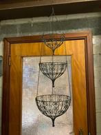 Hanging basket - 3 delig - voor bloempotten of andere, Gebruikt, Rond, Metaal, 70 cm of meer