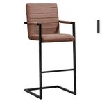 Tabourets de bar cognac,neufs!, Enlèvement