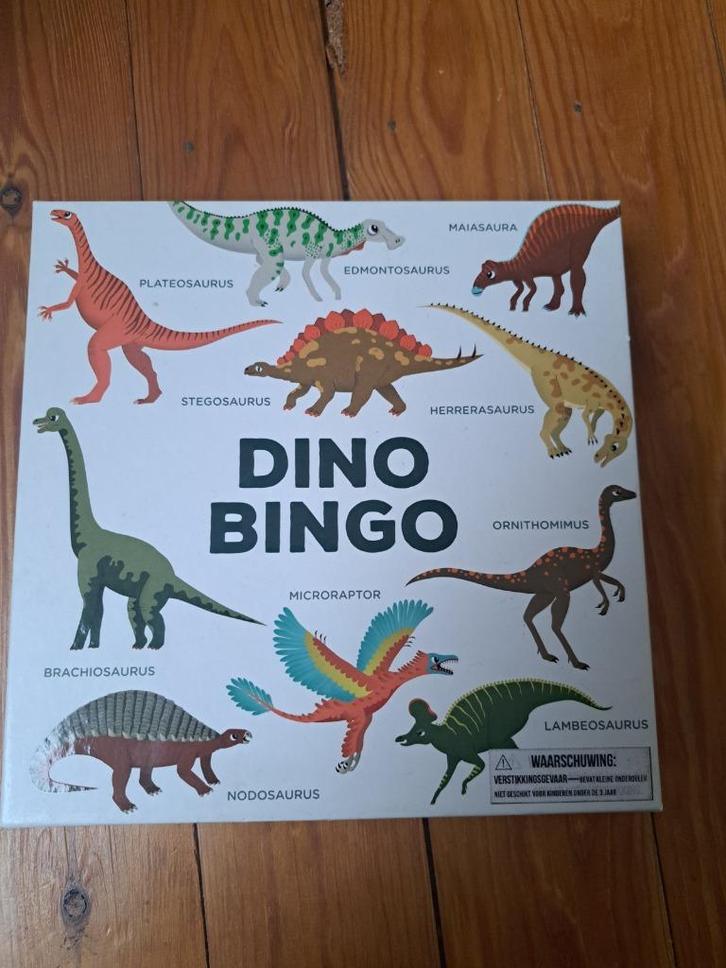 Dino Bingo spel Dinosaurus, Hobby en Vrije tijd, Gezelschapsspellen | Bordspellen, Ophalen of Verzenden