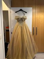 gala jurk, Kleding | Dames, Trouwkleding en Trouwaccessoires, Ophalen, Trouwjurk, Geel, Zo goed als nieuw