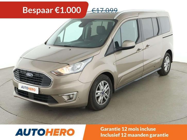 Ford Grand Tourneo 1.5 EcoBlue TDCi Titanium (bj 2019), Auto's, Ford, Te koop, Overige modellen, ABS, Achteruitrijcamera, Adaptive Cruise Control