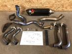 Akrapovic Evolution uitlaatsysteem uitlaat RSV4 Tuono V4, Motoren, Ophalen of Verzenden, Gebruikt