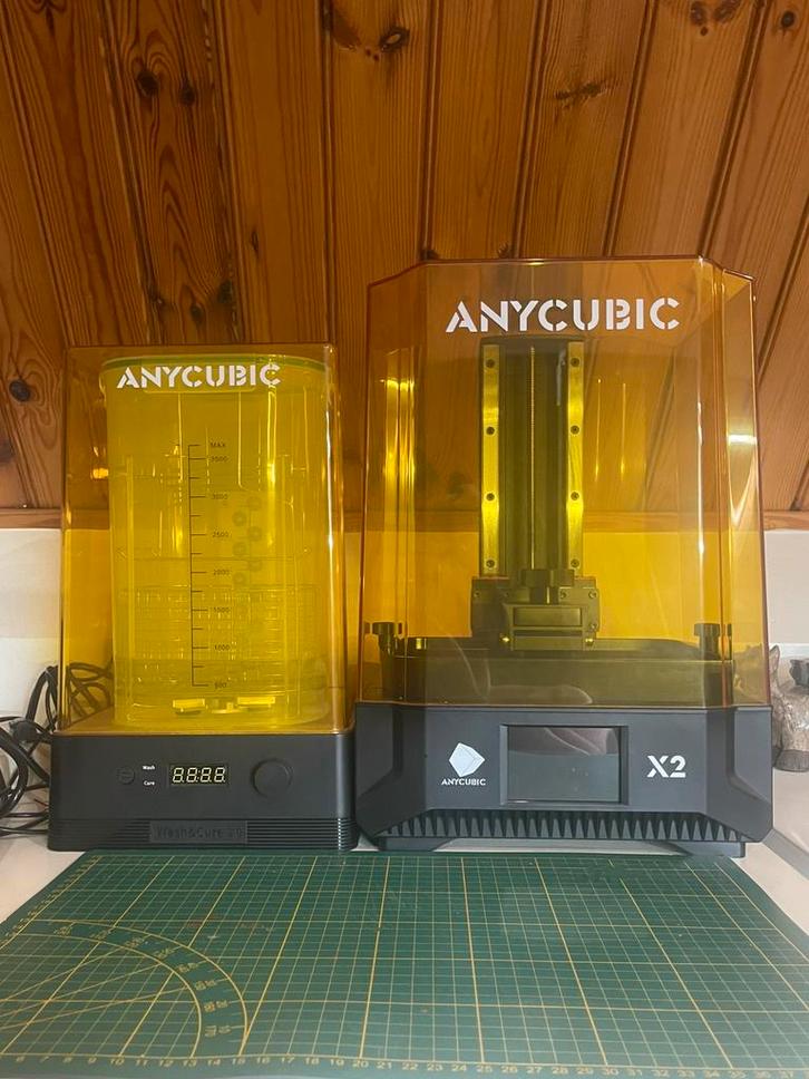 Imprimante 3D résine + machine wash, Computers en Software, 3D Printers, Zo goed als nieuw, Ophalen