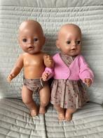 422. Babyborn: Nieuw 3 delig setje= jurkje+ gilet+pamper, Ophalen of Verzenden, Nieuw, Babypop