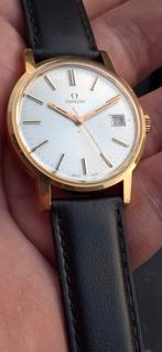 Calibre Omega vintage 1002.date., Bijoux, Sacs & Beauté, Montres | Hommes, Montre-bracelet, Enlèvement ou Envoi, Cuir, Comme neuf