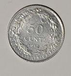 munt Albert 50 cent 1912 fr, Enlèvement ou Envoi, Argent, Monnaie en vrac