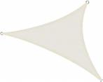 Voile d’ombrage blanc 3 x 2.5 x 2.5 m, Jardin & Terrasse, Comme neuf