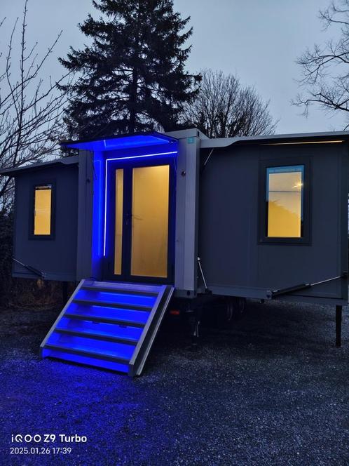 HET REVOLUTIONAIRE TINY HOUSE - Uw stacaravan van Luxe, Caravans en Kamperen, Stacaravans, tot en met 2, Ophalen of Verzenden