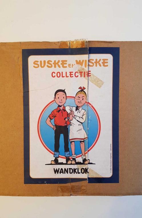 Suske en Wiske - Wandklok 2002, Verzamelen, Stripfiguren, Nieuw, Beeldje of Figuurtje, Suske en Wiske, Ophalen of Verzenden
