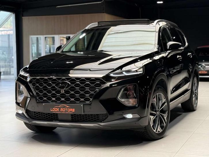 Hyundai Santa Fe 2.2 CRDi 4WD Shine Pano Camera CarPlay Head, Auto's, Hyundai, Bedrijf, Te koop, Santa Fe, 360° camera, 4x4, ABS