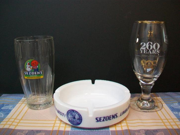 Sezoens - Brouwerij Martens - 260 Years - Blond Bier Limburg, Verzamelen, Biermerken, Gebruikt, Glas of Glazen, Overige merken