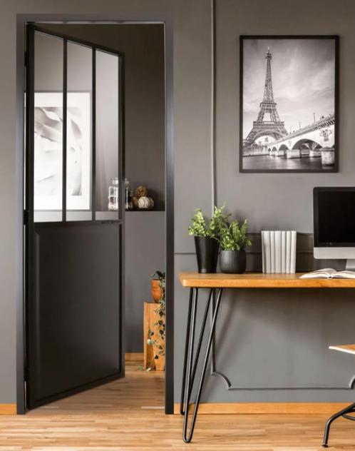 steel look deur, Doe-het-zelf en Bouw, Deuren en Vliegenramen, Gebruikt, Ophalen