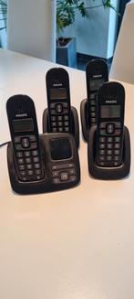 4 draagbare telefoons Philips, Telecommunicatie, Zo goed als nieuw, Ophalen