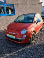 Fiat 500 (bj 2008), Auto's, Fiat, 4 zetels, Zwart, Leder en Stof, Bedrijf