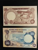 Billet de banque Nigeria 50 Kobo. Hors cours vers 1990, Envoi, Nigeria